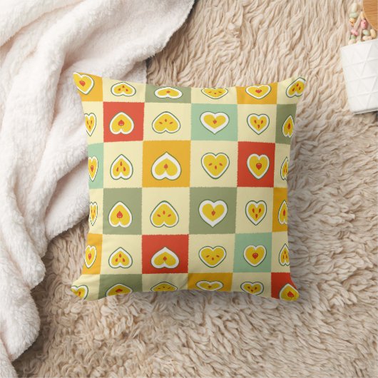 ハート クッション (ブランケット)
