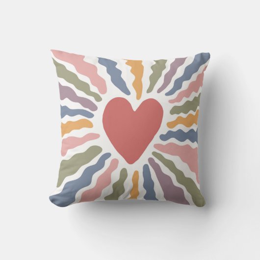 ハート クッション (正面)