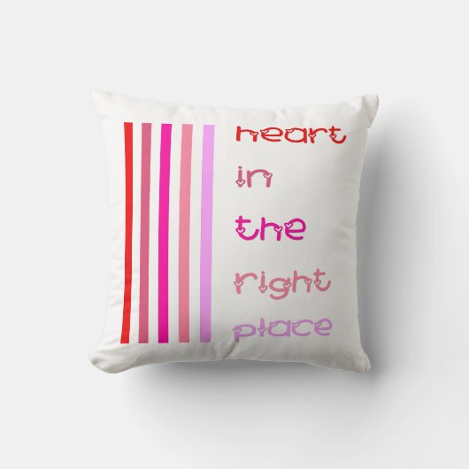 ハート クッション (正面)