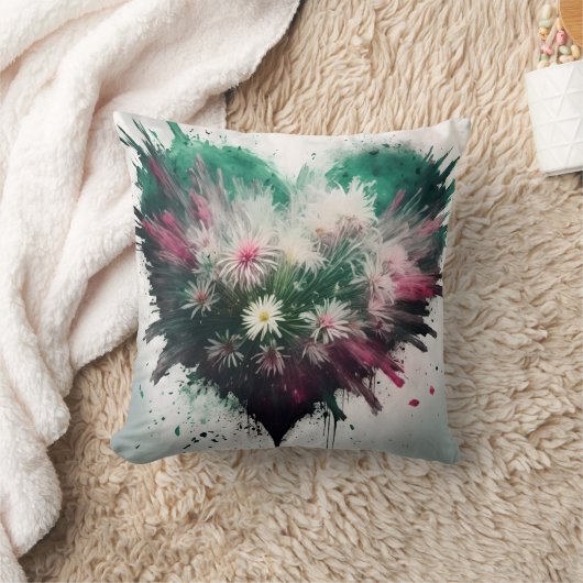 ハート クッション (ブランケット)