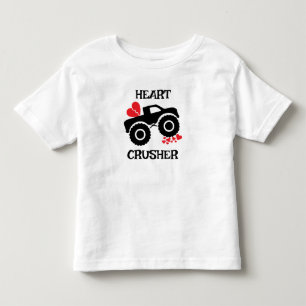 ハート·クラッシャー·キッズ·バレンタイン·シャツ トドラーTシャツ