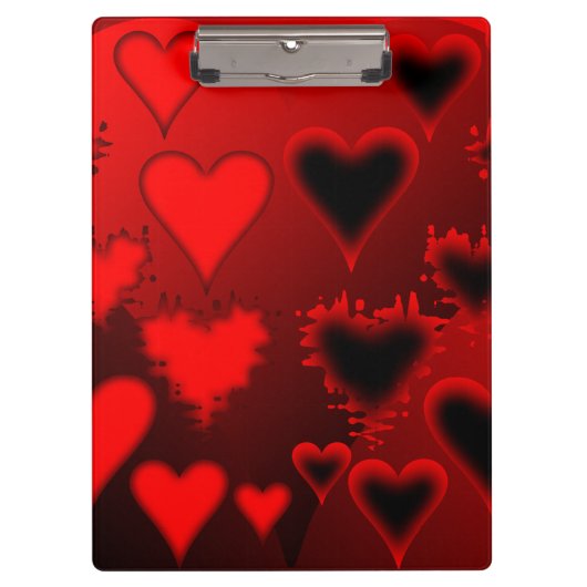 ハート クリップボード (正面)