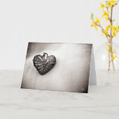 ハート[グリーティングカード] カード (黄色い花)