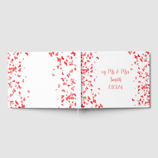 ハート ゲストブック (全面)