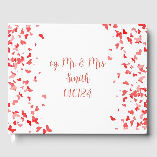 ハート ゲストブック (正面)