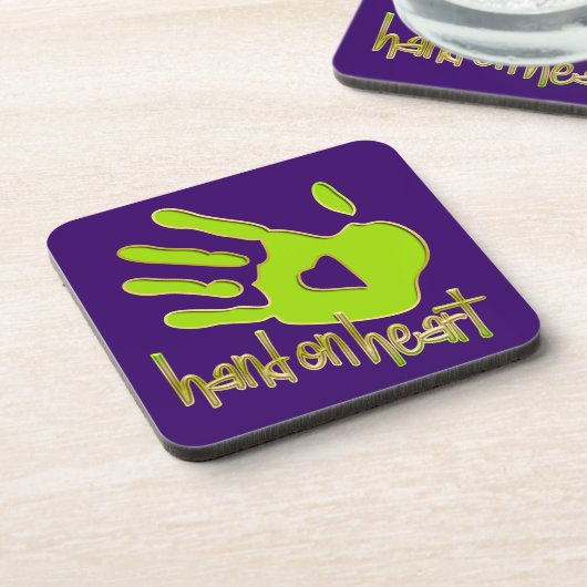 ハート コースター (左側)