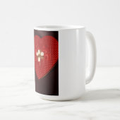 ハート コーヒーマグカップ (正面右)