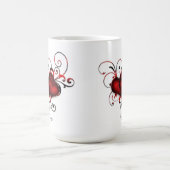 ハート コーヒーマグカップ (中央)