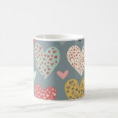 ハート コーヒーマグカップ (中央)