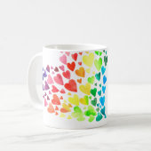 ハート コーヒーマグカップ (正面左)