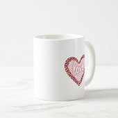 ハート コーヒーマグカップ (正面右)