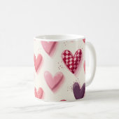 ハート コーヒーマグカップ (正面右)