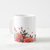 ハート コーヒーマグカップ (正面左)