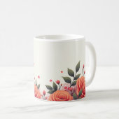 ハート コーヒーマグカップ (正面右)