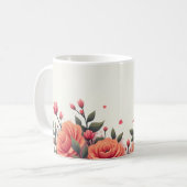 ハート コーヒーマグカップ (正面左)