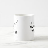 ハート コーヒーマグカップ (中央)