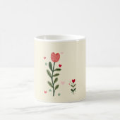 ハート コーヒーマグカップ (中央)