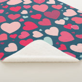 ハート シェルパブランケット (3/4)