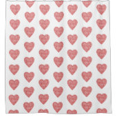 ハート シャワーカーテン (正面)