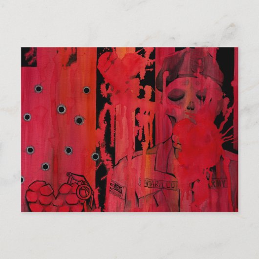 「ハート」シリーズはがき ポストカード (正面)