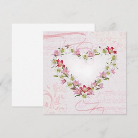 ハート シーズンカード (正面/裏面)