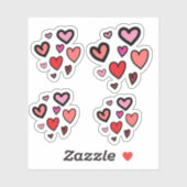 ハート シール (シート)