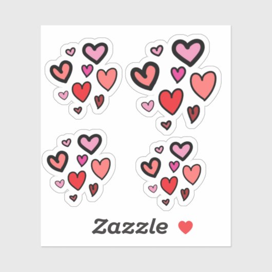 ハート シール (シート)