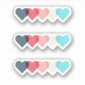 ハート シール (正面)