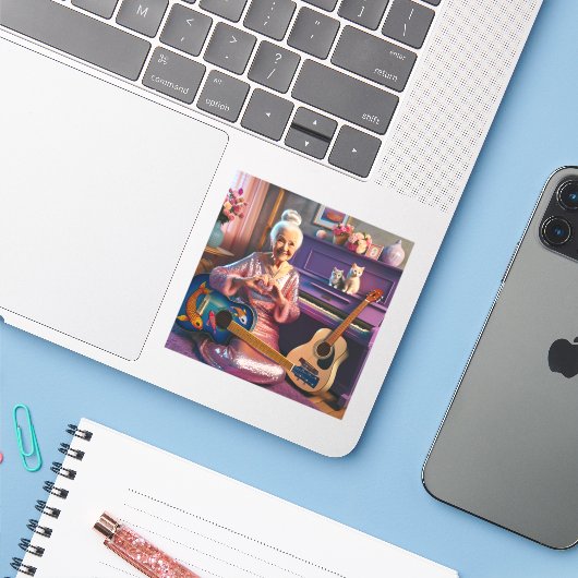 ハート シール (ノートパソコンとiPhone)