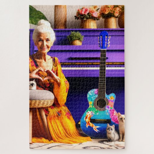 ハート ジグソーパズル (縦)