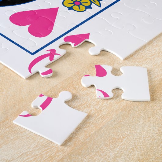 ハート ジグソーパズル (側面)