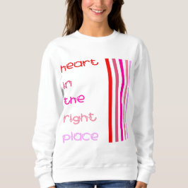 ハート スウェットシャツ