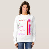 ハート スウェットシャツ (正面フル)