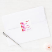 ハート スクエアシール (封筒)