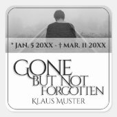 ハート スクエアシール (正面)