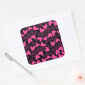 ハート スクエアシール (封筒)