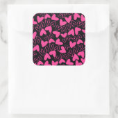 ハート スクエアシール (バッグ)