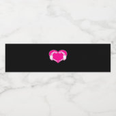 ハート スケルトン ハンズ ゴシック バレンタイン クラシック ペットボトルラベル (シングルラベル)