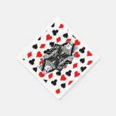 ハート スタンダードカクテルナプキン (角)