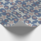 ハート&スターズラッピング紙 ラッピングペーパー (角)