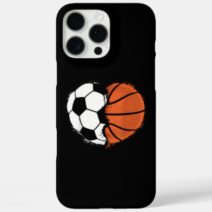ハート スポーツ サッカー バスケットボール好き バレンタイン iPhone 16 PRO MAXケース