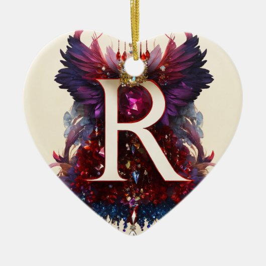 ハート セラミックオーナメント (正面)