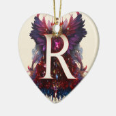 ハート セラミックオーナメント (左)