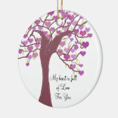 ハート セラミックオーナメント (左)