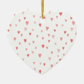 ハート セラミックオーナメント (正面)