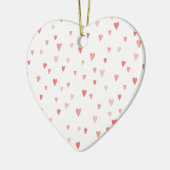 ハート セラミックオーナメント (左)