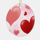 ハート セラミックオーナメント (左)