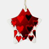 ハート セラミックオーナメント (右)