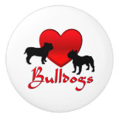 ハート セラミックノブ (正面)