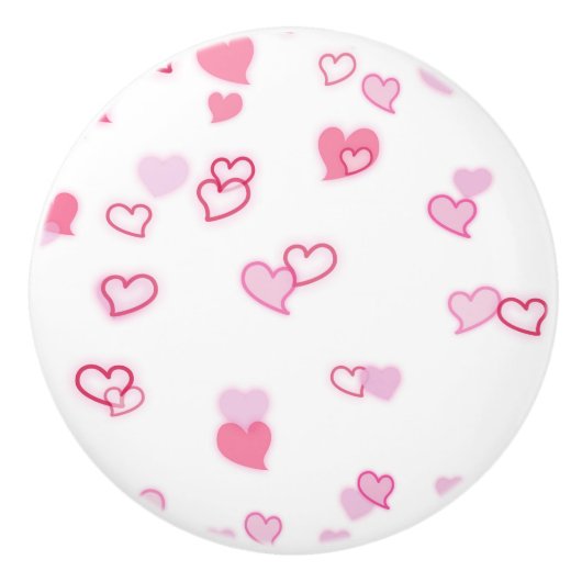 ハート セラミックノブ (正面)